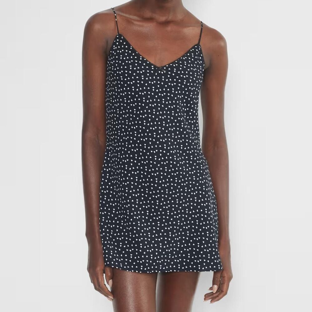 Aritzia Women's Navy and Black Dress